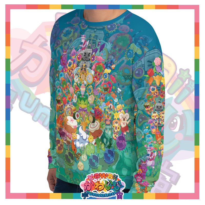 Kawaii Universe - Cute Cheery KUtemas Unisex Longsleeve