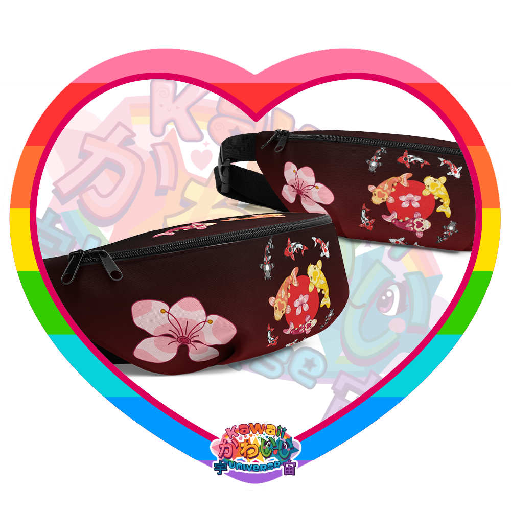 Kawaii Universe - Cute Classic Koi Noir Fanny Pack