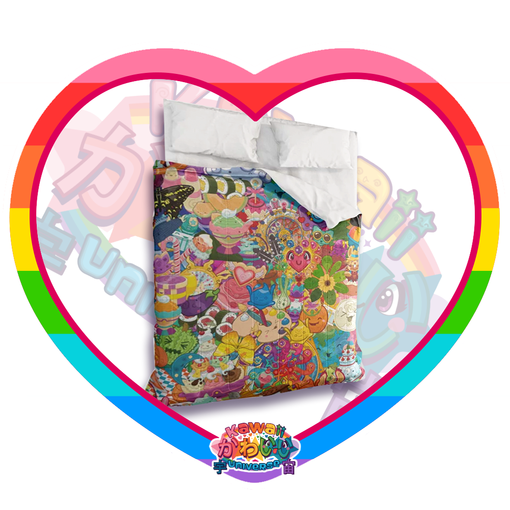 Kawaii Universe - Cute Neoverse Collection Designer Bedspread