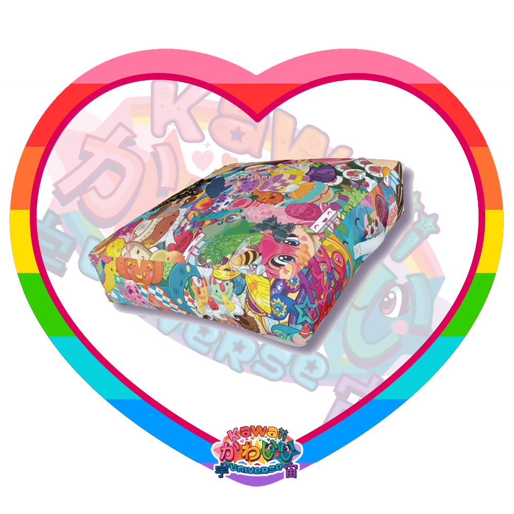 Kawaii Universe - Cute Neoverse Collection Designer Lounge Pillow