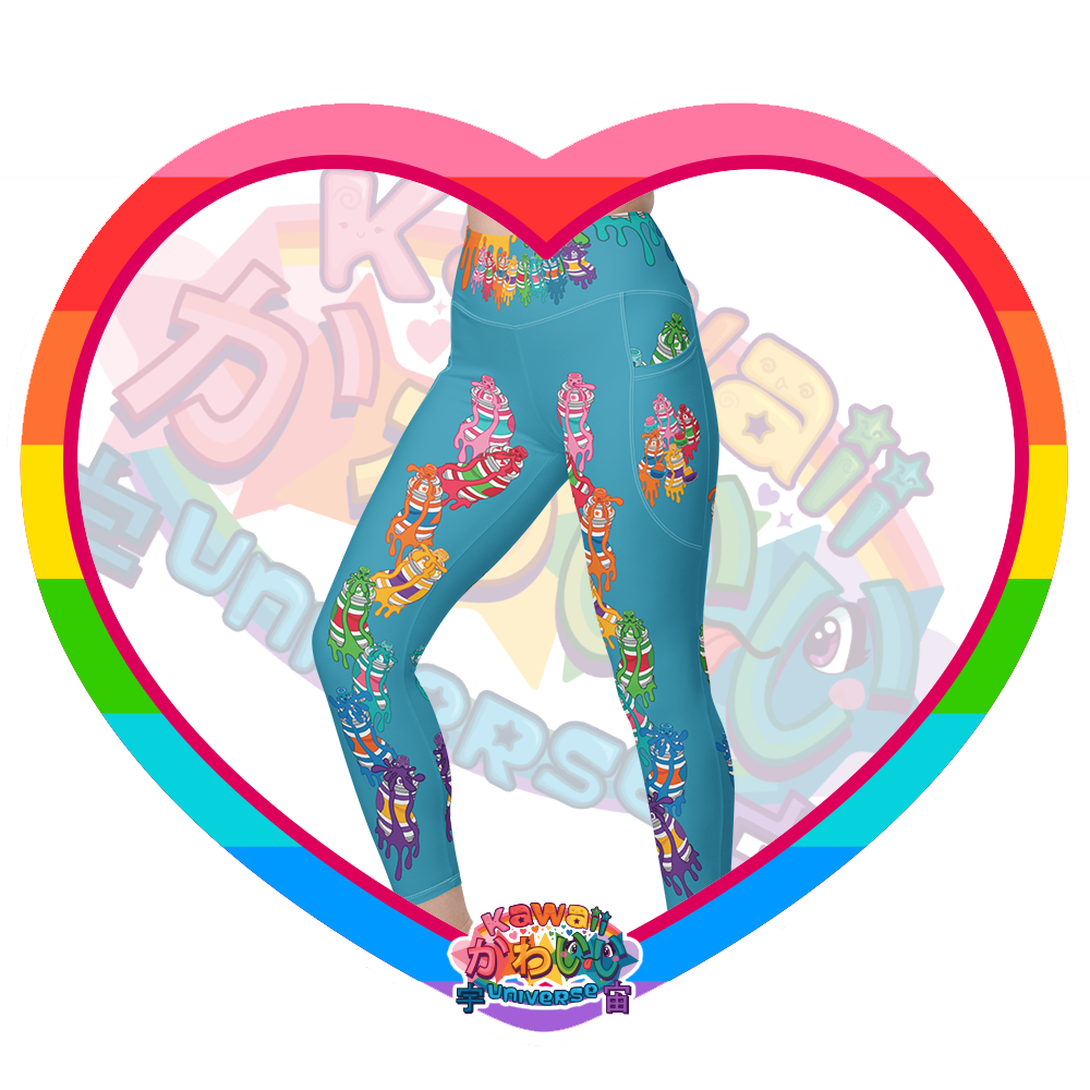 Kawaii Universe - Cute Urban Spray Cans Ladies Leggings