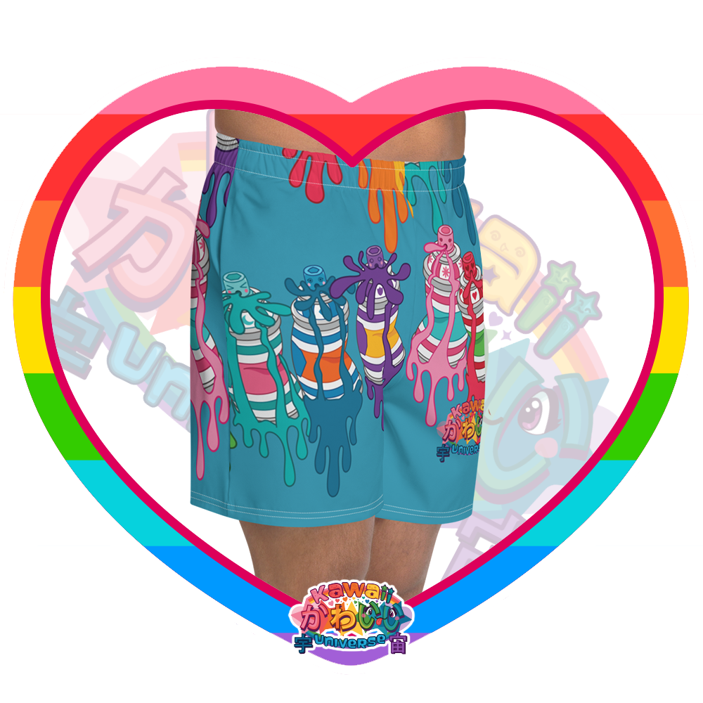 Kawaii Universe - Cute Urban Spray Cans Mens Sport Shorts