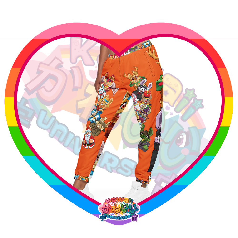 Kawaii Universe - Cute Year of Bunnies Designer Unisex Sports Pants