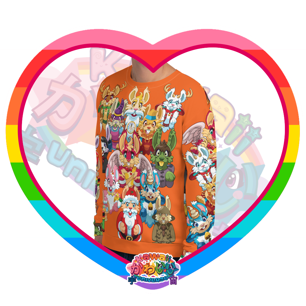 Kawaii Universe - Cute Year of Bunnies Unisex Longsleeve